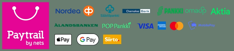Paytrailin tarjoamat maksutavat